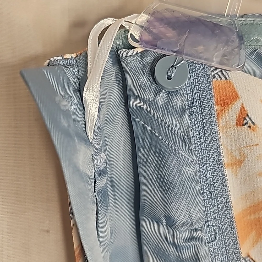 H&M Women Jumpsuit, Size 8, Color: Blue, Off white, orange - Picture 9 of 12